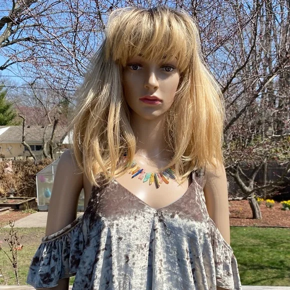 Genuine Quartz Multicolor Spike Necklace Each is OOAK - Picture 5 of 8